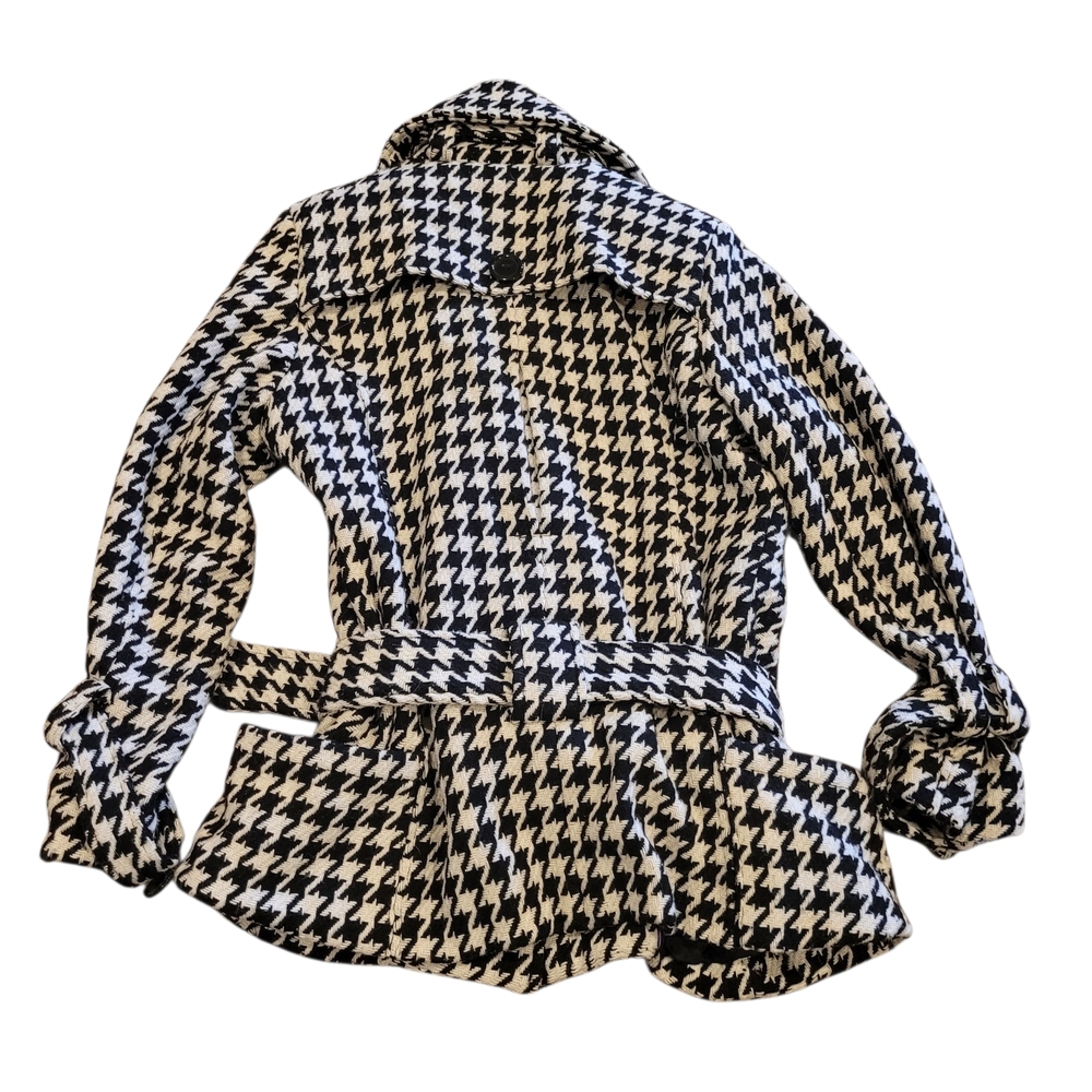 American Rag Stylish Houndstooth Pattern Peacoat … - image 2